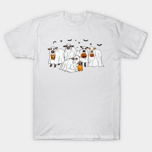 Funny Cow Ghost Halloween - Farmer Trick Or Treat - Cow Lover T-Shirt